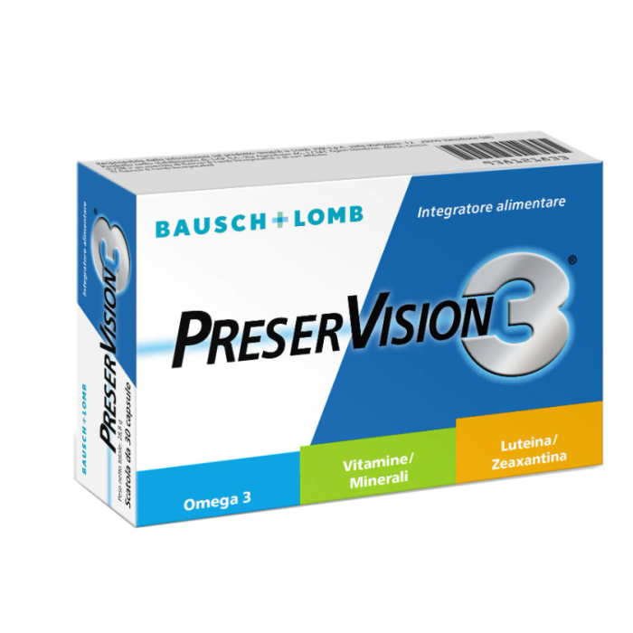 Bausch Lomb Preservision Integratore Alimentare 30 Capsule Bausch Lomb Preservision Integratore Alimentare 30 Capsule