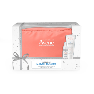 Avene Hydrance Cofanetto Natale Emulsione Idratante 40 ml + Boost Siero Idratante 10ml + Pochette