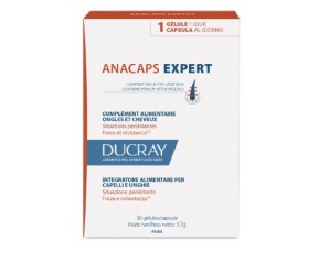 Anacaps Expert Ducray  Unghie e Capelli  Progressiv Integratore Alimentare 30 Capsule