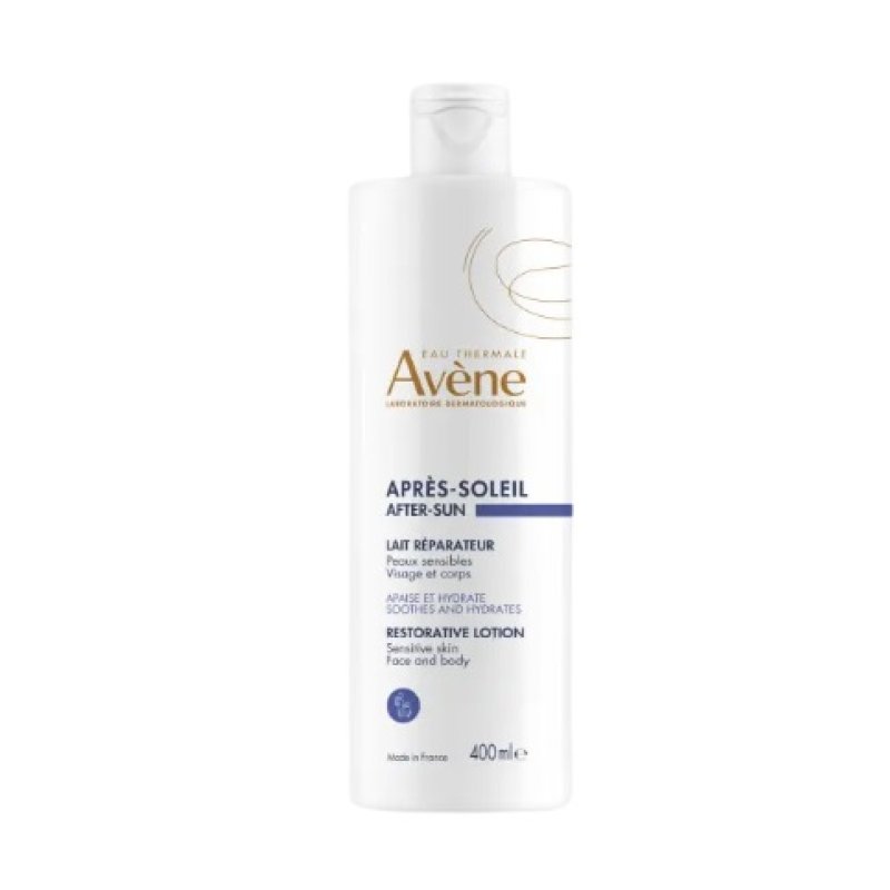 Av&egrave;ne latte ristrutturante doposole lenitivo viso e corpo 400 ml