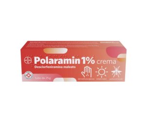 Polaramin 1% Crema antistaminica per allergie, dermatiti e punture Tubo 25 G