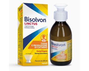 Bisolvon Linctus 4mg/5ml Sciroppo Mucolitico Gusto Fragola 200ml