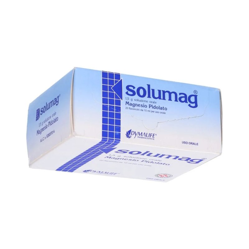 Solumag 1,5g Magnesio Pidolato Soluzione Orale, 20 flaconcini Solumag 1,5g Magnesio Pidolato Soluzione Orale, 20 flaconcini