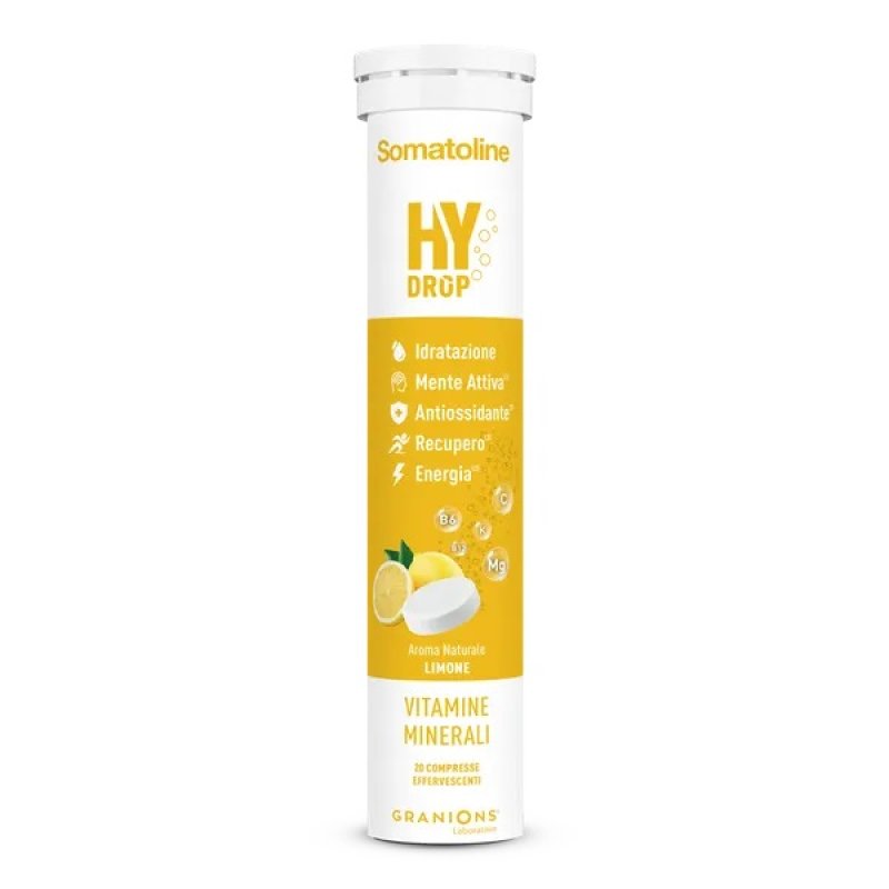 Somatoline hydrop limone vitamine e minerali 20 compresse effervescenti