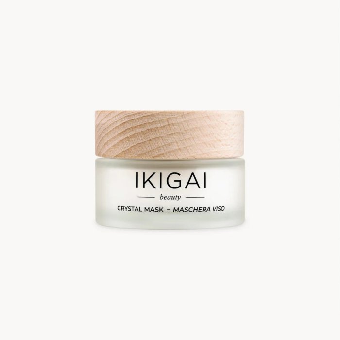 Ikigai Crystal Mask Maschera Viso in Gel con Perle Illuminanti 50ml