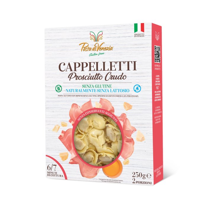 Cappelletti Al Prosciutto Crudo Pasta Nostra Senza Glutine E Lattosio