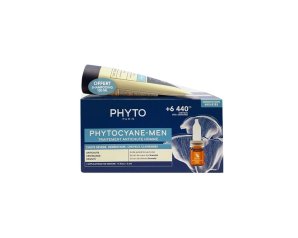 Phyto - Phytocyane Uomo Set Anti-Caduta Progressiva Fiale + Shampoo 100 Ml Confezione 2 Pezzi