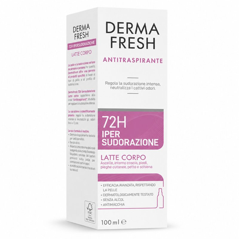 Dermafresh 72h Ipersudorazione Latte Corpo 100 ml
