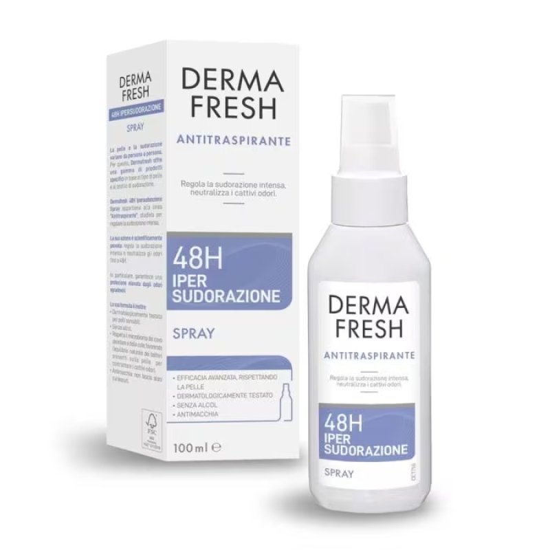 Dermafresh 48h deodorante spray ipersudorazione 100 ml Dermafresh 48h deodorante spray ipersudorazione 100 ml