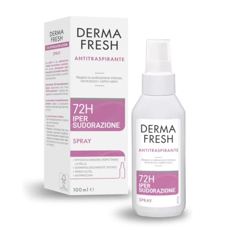 Dermafresh 72h ipersudorazione deodorante spray antitraspirante 100ml