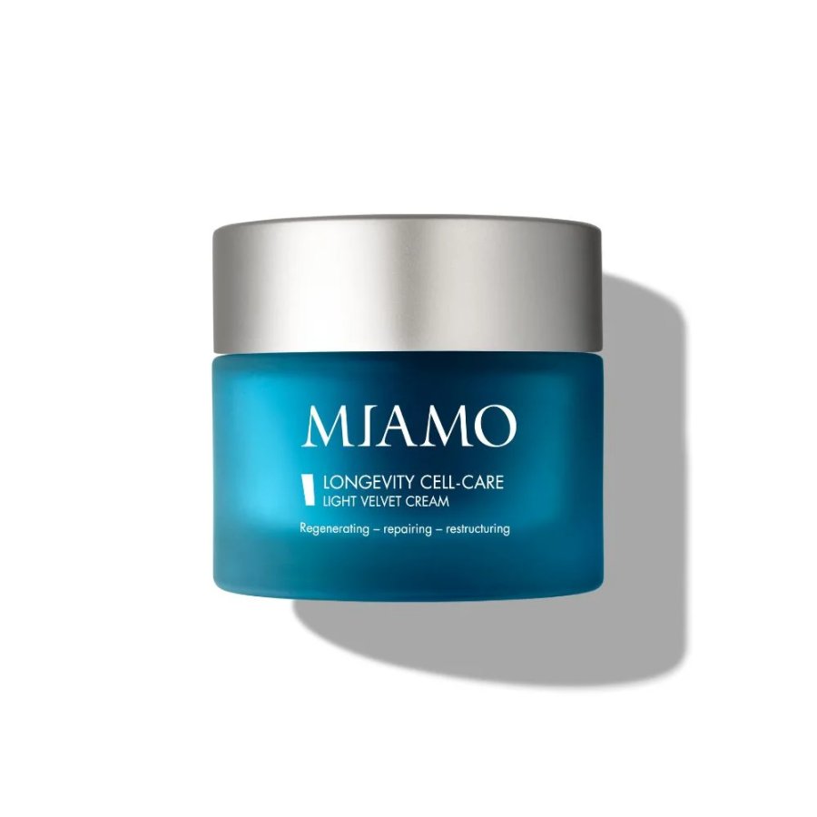 Miamo Longevity Plus - Longevity Cell-Care Light Velvet Crema Viso Rigenerante Riparatrice Ristrutturante Texture Vellutata, 50ml Miamo Longevity Plus - Longevity Cell-Care Light Velvet Crema Viso Rigenerante Riparatrice Ristrutturante Texture Vellutata, 50ml