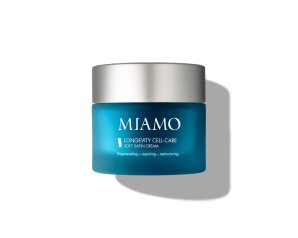 Miamo Longevity Plus - Longevity Cell-Care Soft Satin Crema Viso Rigenerante Riparatrice Ristrutturante Texture Setosa, 50ml