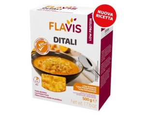 Flavis pasta ditali aproteica 500 g promo ideale per diete ipoproteiche e insufficienza renale