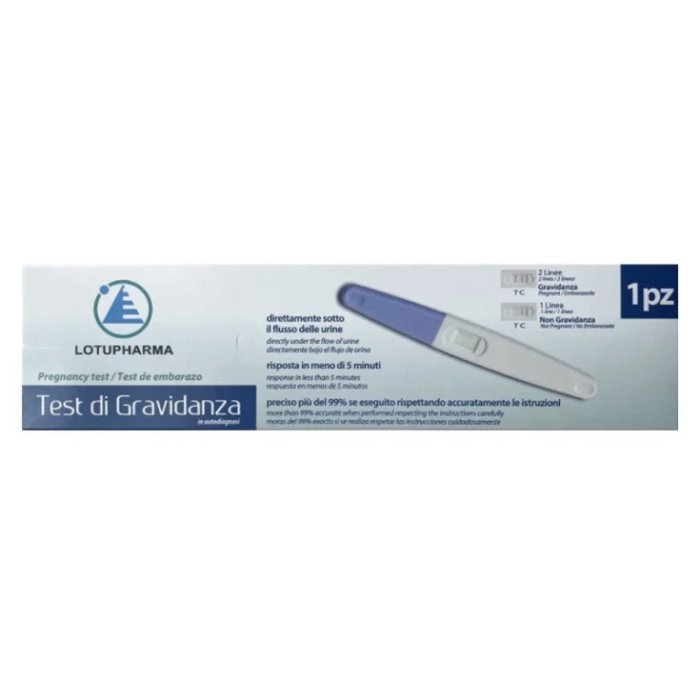 Test Gravidanza LotoPharma 1 Pezzo – Test di Gravidanza Rapido e Affidabile per Uso Domestico Test Gravidanza LotoPharma 1 Pezzo – Test di Gravidanza Rapido e Affidabile per Uso Domestico