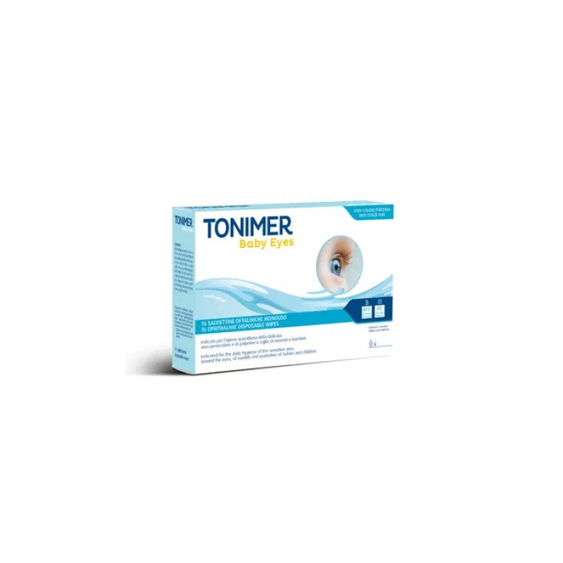Tonimer Eyes Baby Salviettine Oftalmiche 16 Pezzi Tonimer Eyes Baby Salviettine Oftalmiche 16 Pezzi