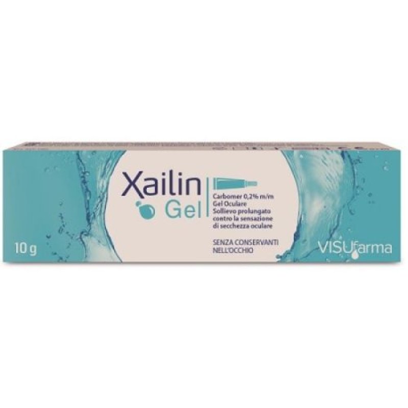 Xailin Gel Oftalmico Lubrificante - Allevia i Sintomi di Secchezza Oculare 10 grammi Xailin Gel Oftalmico Lubrificante - Allevia i Sintomi di Secchezza Oculare 10 grammi