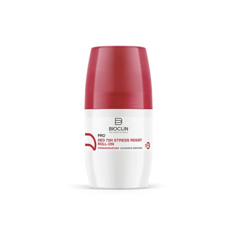 BioClin Pro - Deo 72H Stress Resist Roll-On Deodorante Sudorazione Eccessiva, 50ml