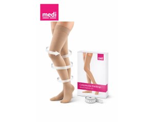 Medi Collant a Compressione Graduata Medicale – Calze Elastiche per Circolazione delle Gambe e Prevenzione delle Varici