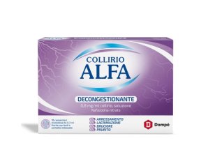 Collirio Alfa Decongestionante 0,8 Mg/Ml Collirio, Soluzione  10 Contenitori Monodose 0,3 Ml
