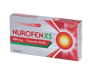 NurofenXS 400 mg 10 capsule molli ibuprofene – Antidolorifico e antinfiammatorio rapido 