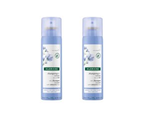 Klorane Shampoo Secco Duo Lino Confezione 150 x 150 Ml