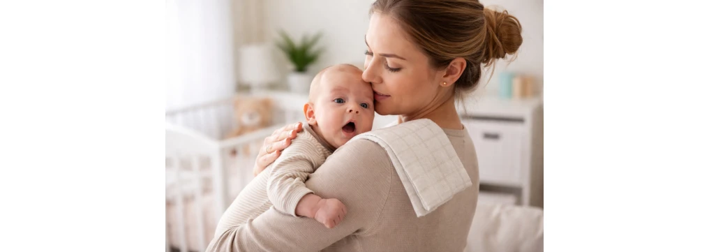 Singhiozzo nel neonato: come farlo passare, quando preoccuparsi e cosa fare dopo la poppata