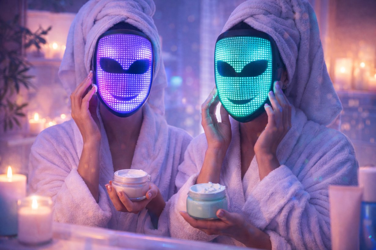Maschera LED viso: a cosa serve, se è pericolosa e quante volte usarla davvero Maschera LED viso: a cosa serve, se è pericolosa e quante volte usarla davvero