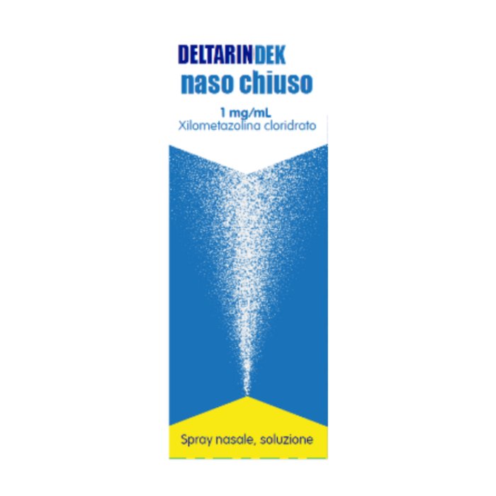 Deltarindek decongestionante 1 mg/ml spray nasale con xilometazolina 10 ml Deltarindek decongestionante 1 mg/ml spray nasale con xilometazolina 10 ml