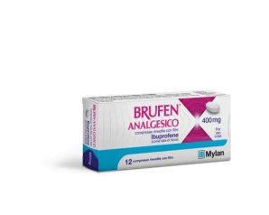 Brufen Analgesico 400 mg 12 compresse - analgesico antinfiammatorio per dolori lievi e moderati