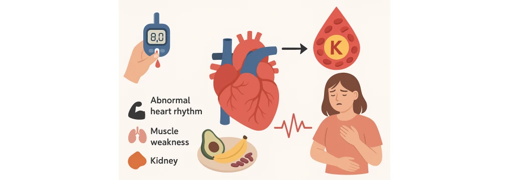 Potassio alto: rischi, cause, sintomi e rimedi efficaci