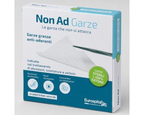 Eurospital Non Ad Garze Grasse Anti-Aderenti 10 x 10 cm 10 Pezzi