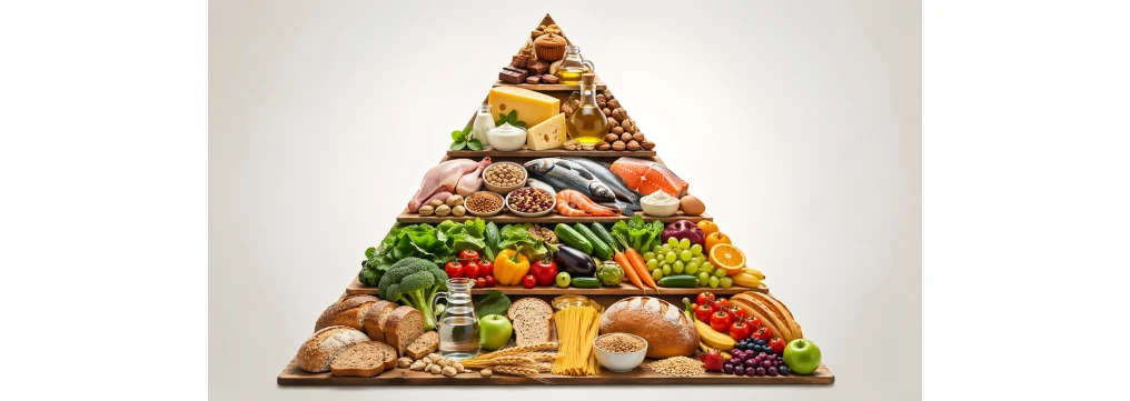 Piramide alimentare: significato, livelli, origine e cibi da limitare