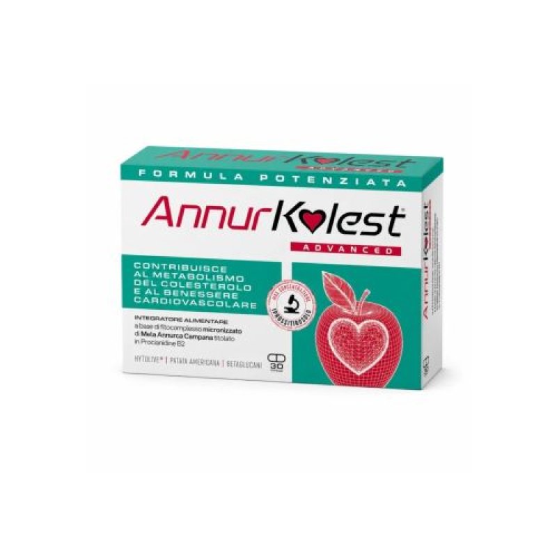 Annurkoles advanced 30 capsule integratore per colesterolo e trigliceridi