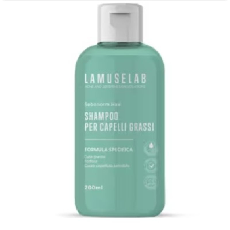 Lamuselab Sebonorm Hair Shampoo Per Capelli Grassi 200 Ml Lamuselab Sebonorm Hair Shampoo Per Capelli Grassi 200 Ml