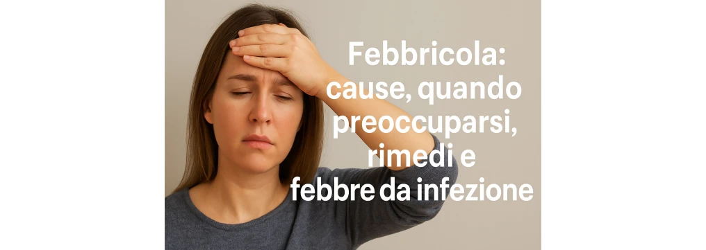 Febbricola: cause, quando preoccuparsi, rimedi e febbre da infezione