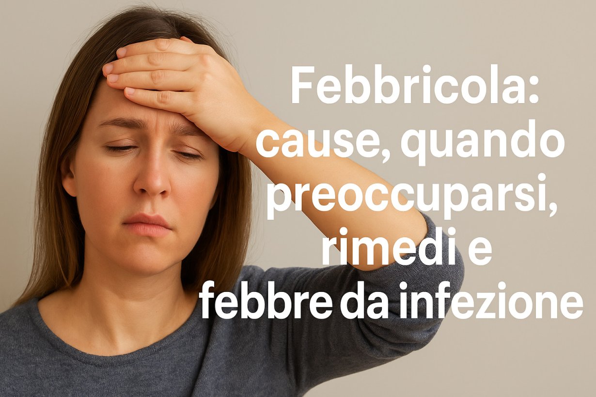 Febbricola: cause, quando preoccuparsi, rimedi e febbre da infezione