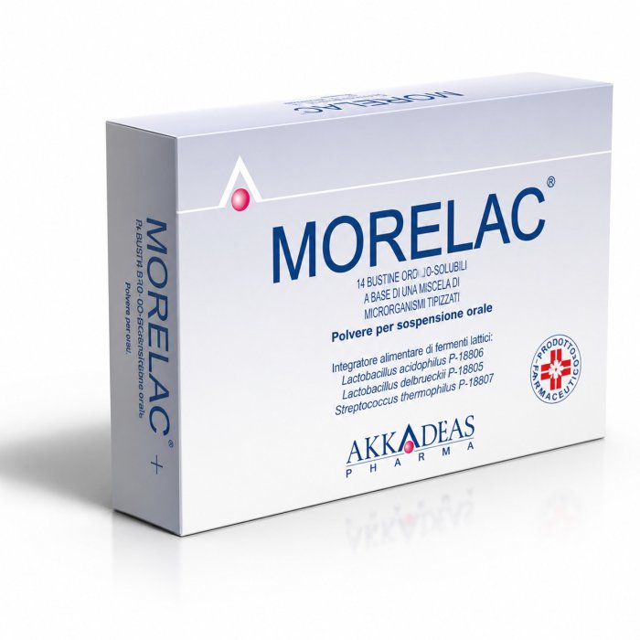 Morelac OS sospensione 14 bustine - integratore probiotico per equilibrio della flora intestinale
