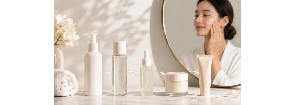 In che ordine fare la skincare: guida completa a passaggi, sieri, abbinamenti ed errori da evitare