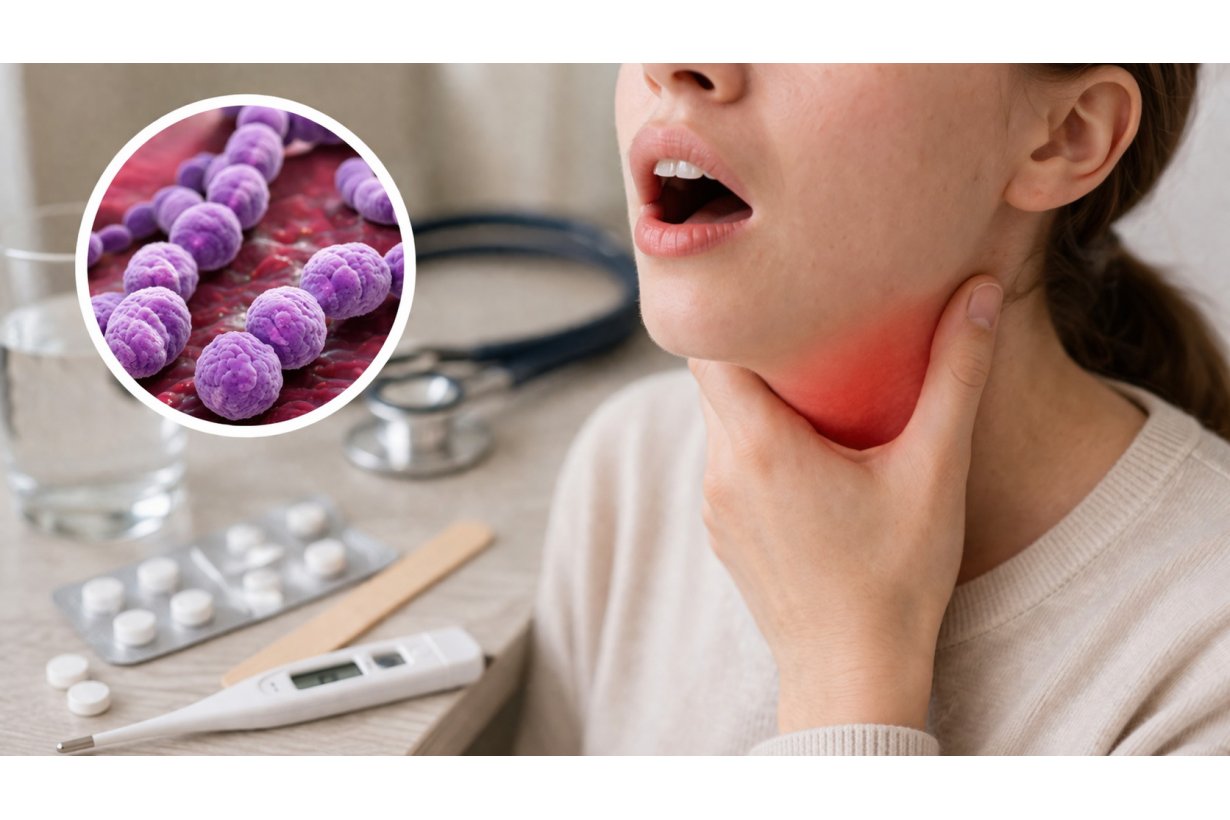 Streptococco sintomi, test e tampone: come riconoscerlo e come si prende