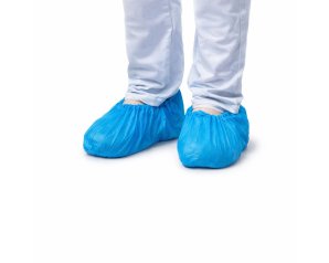 Calzari Monouso Safety 100 Pezzi Copriscarpe Usa e Getta Impermeabili Antiscivolo per Uso Professionale e Domestico