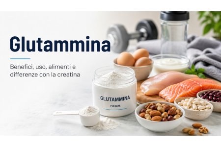 Glutammina: quando prenderla, benefici, effetti collaterali, alimenti e differenze con la creatina Glutammina: quando prenderla, benefici, effetti collaterali, alimenti e differenze con la creatina