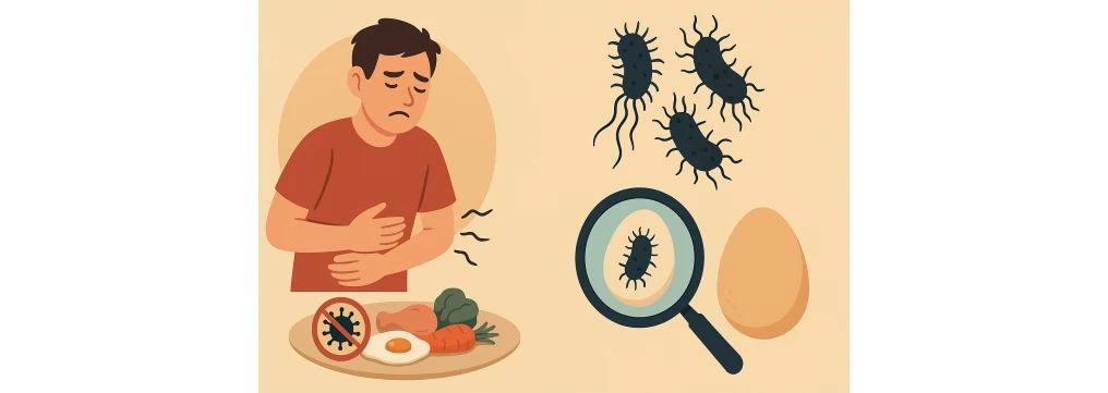 Salmonella: cos’è, come si contrae, sintomi, prevenzione e dove si trova nelle uova