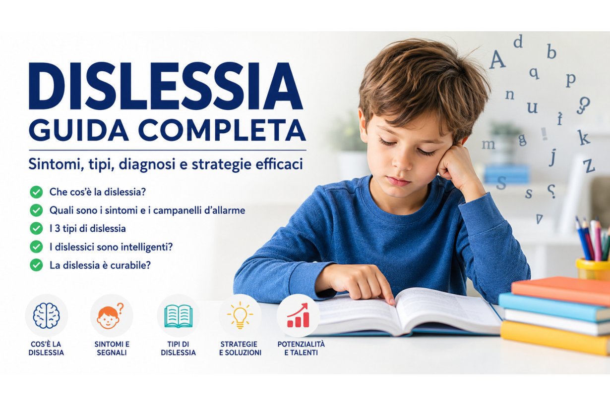 Dislessia: che cos’è, quali sintomi presenta e come riconoscerla 
