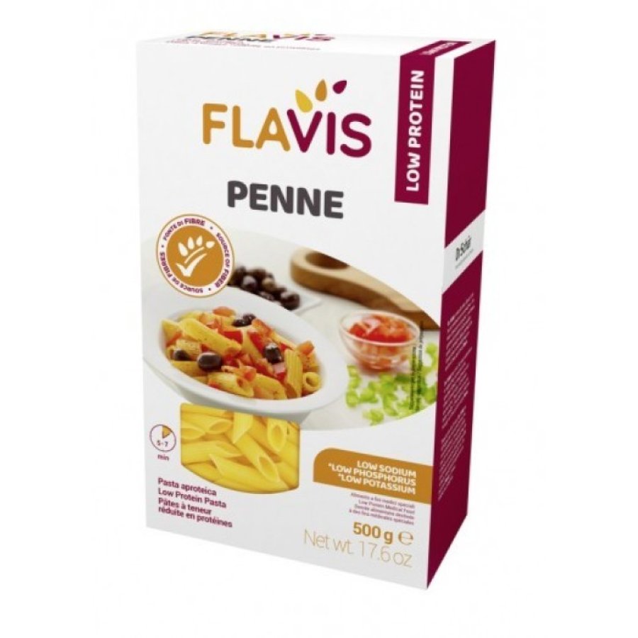 Flavis Pasta Penne Aproteica 500 grammi Flavis Pasta Penne Aproteica 500 grammi