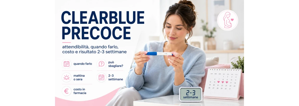 Clearblue Precoce: attendibilità, quando farlo, costo e significato del risultato 2-3 settimane
