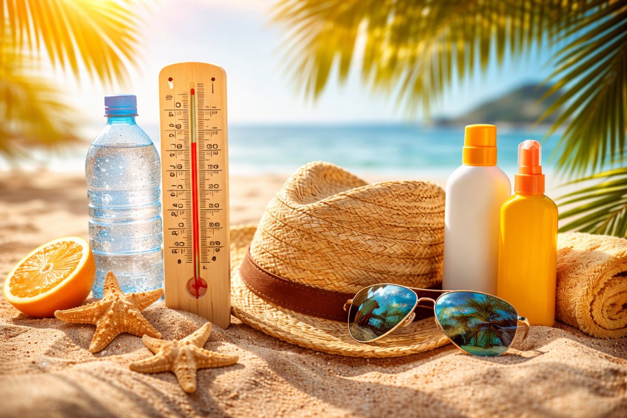 Malessere da caldo: sintomi, lavoro, caldo africano, ondate di agosto, inverno 2024-25 e luoghi a 25 gradi tutto l’anno