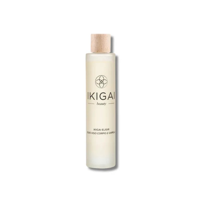 Ikigai Elisir Olio Idratante e Nutriente per Viso, Corpo e Capelli 100 ml