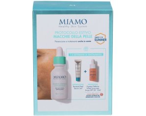 Miamo macchie estivo protocollo 1 pigment control 30 ml + 1 mini pigment defense 10 ml + 1 renewal peel 5 ml