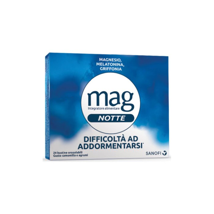 Mag Notte Integratore di Vitamine e Minerali 24 Bustine Vitamine e Minerali Mag Notte Integratore di Vitamine e Minerali 24 Bustine Vitamine e Minerali