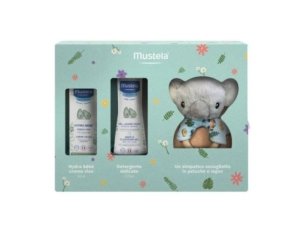 Mustela Cofanetto Koala offerta – Set Cura Bambino con Crema, Detergente e Sonaglio